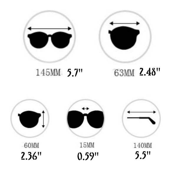 🎁LAST 1🎁Black Oversized Hollowed Sunglasses - Picture 2 of 4